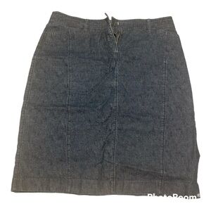 BASS GH Bass & Co. Women’s 14 Dark Wash Denim Skirt EUC Plus Size